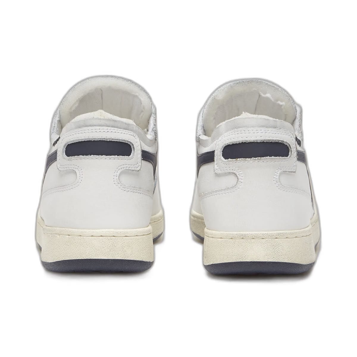 Diadora Mi Basket Row Cut White/Blue Corsair