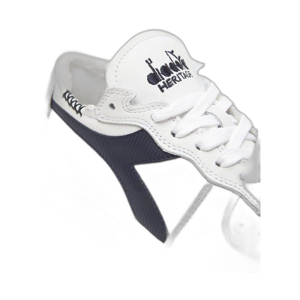 Diadora Mi Basket Row Cut White/Blue Corsair