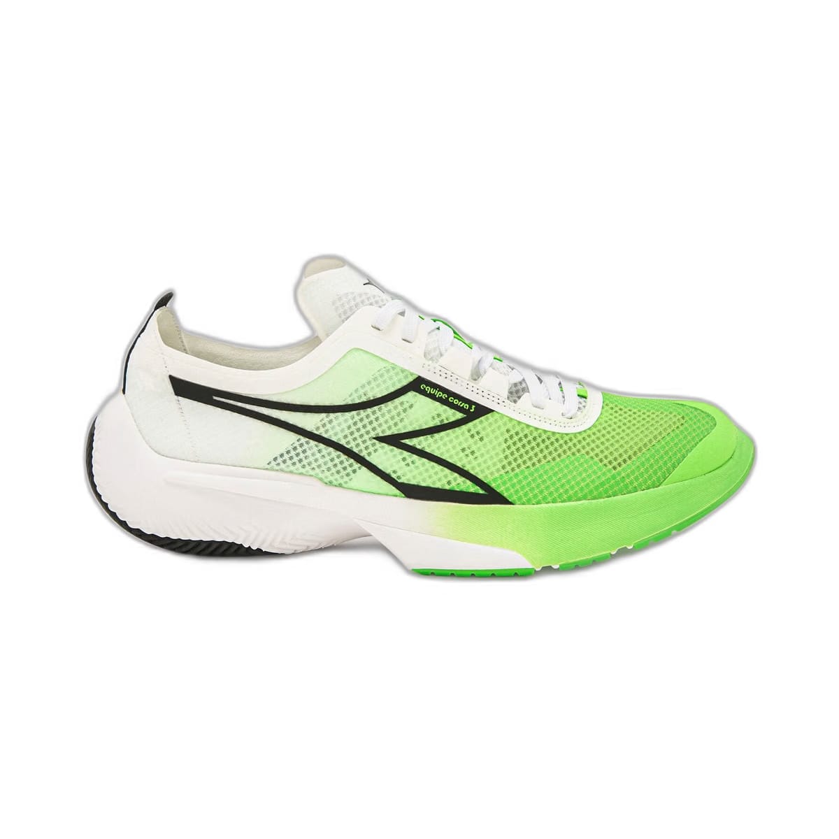 Diadora Equipe Corsa 3 White/Black/Green Fl