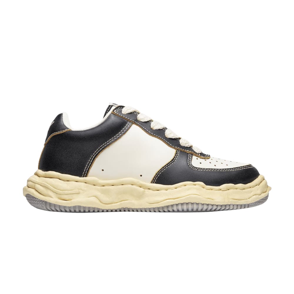 Maison Mihara Yasuhiro Wayne OG Sole Vintage Leather Low Black White