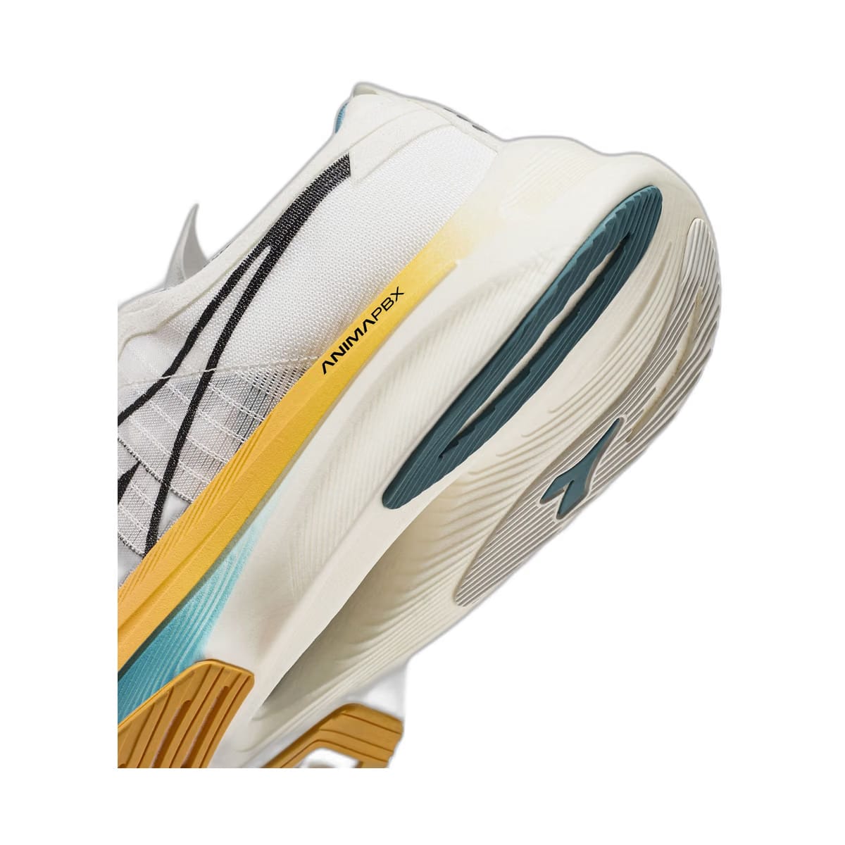 Diadora Gara Carbon White/Black/Kumquat