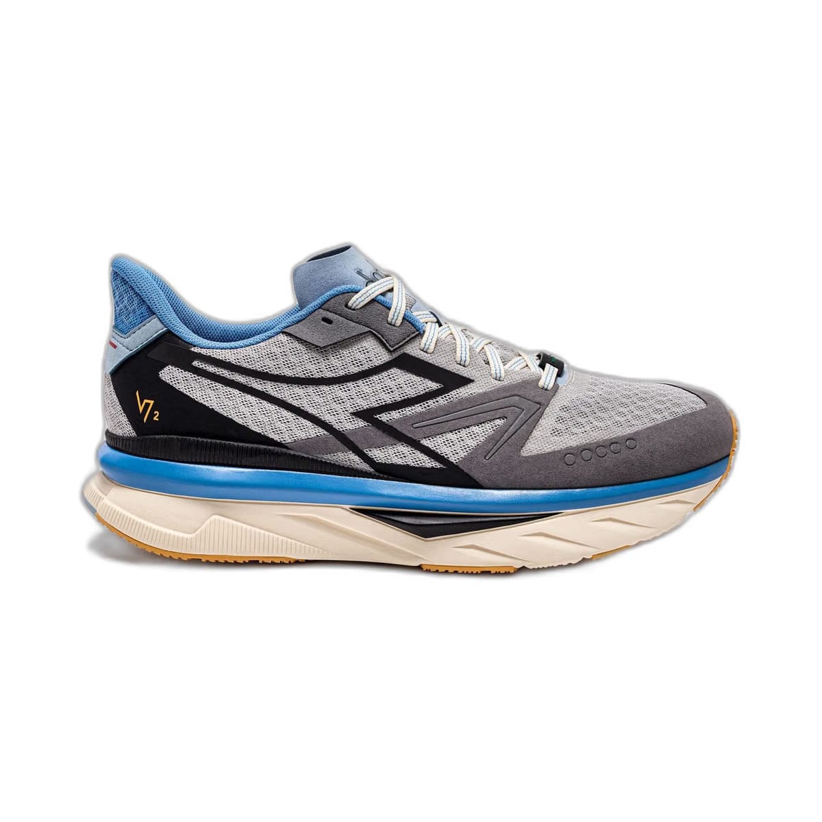Diadora Atomo V7000-2 Silver Dd/Black/Pacific Coast