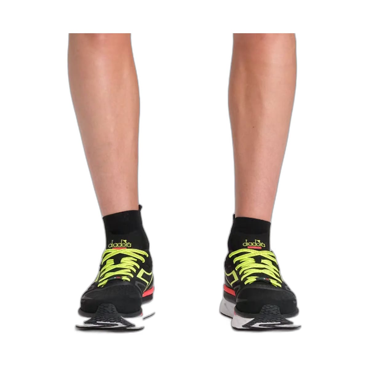Diadora Atomo V7000-2 Black/Yellow Fluo (C0871)