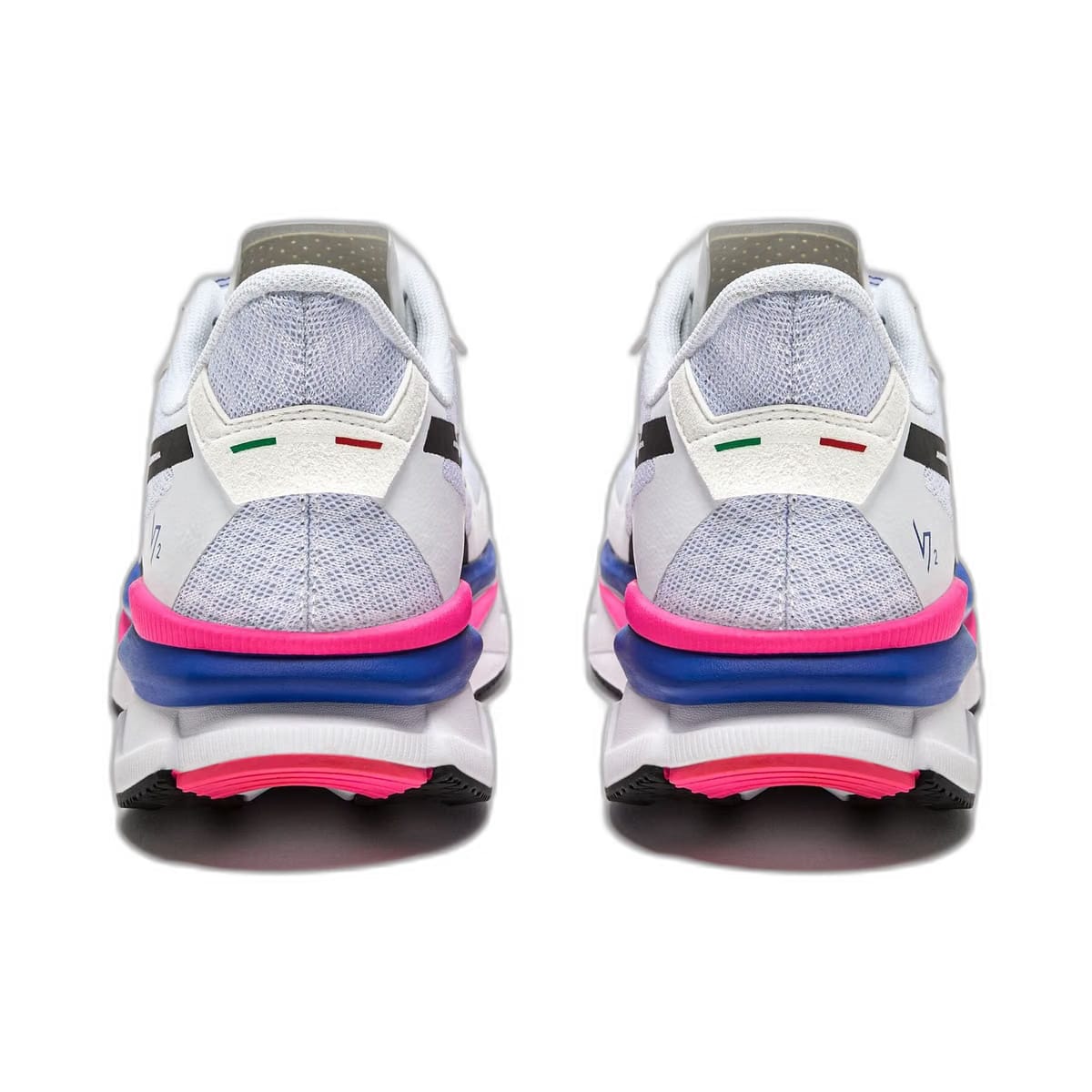 Diadora Atomo V7000-2 White/Surf The Web/Pink Fluo