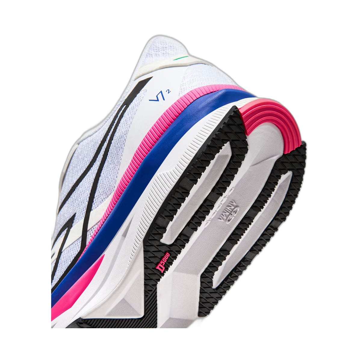Diadora Atomo V7000-2 White/Surf The Web/Pink Fluo
