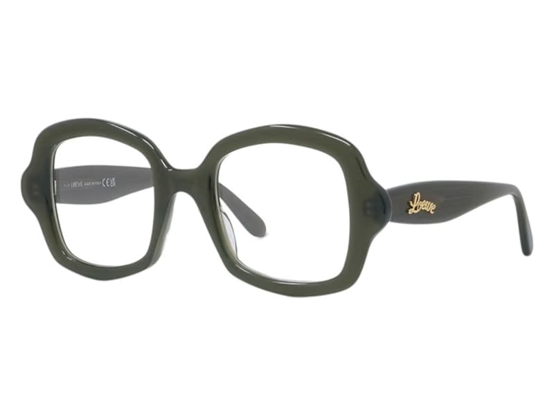 LOEWE Square Eyeglasses Olive Green (LW50066I 096)