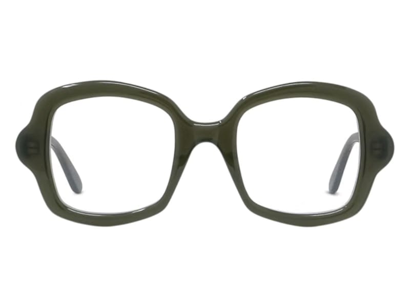LOEWE Square Eyeglasses Olive Green (LW50066I 096)