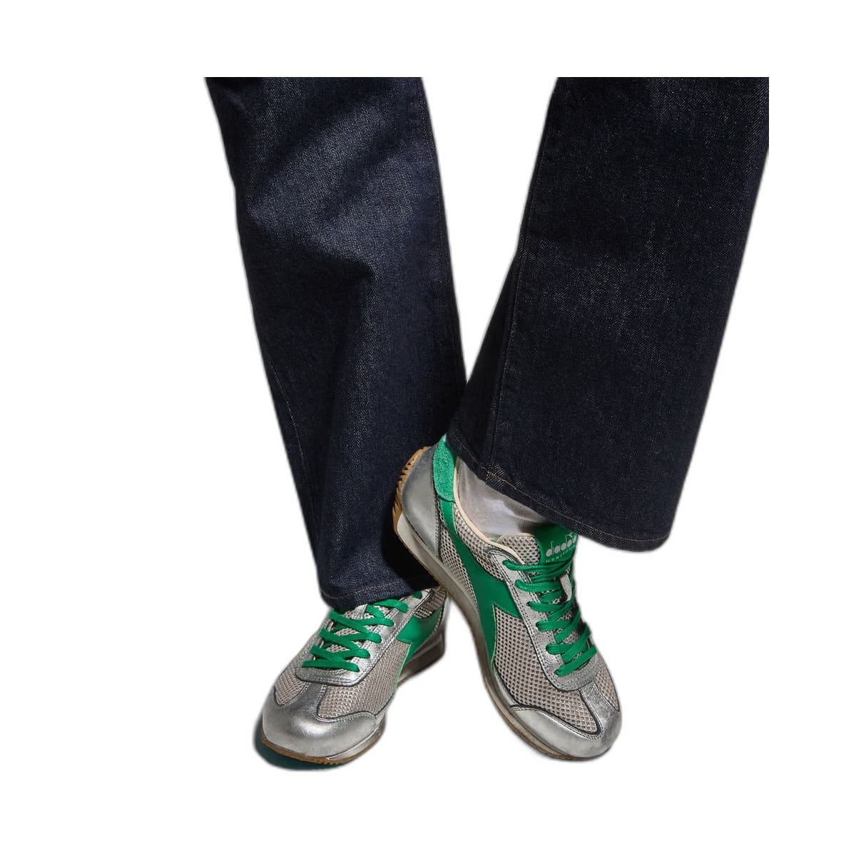 Diadora Equipe Stellar Sw Silver Metalized/Green Peas Cream