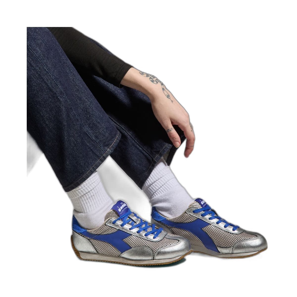 Diadora Equipe Stellar Sw White/Imperial Blue