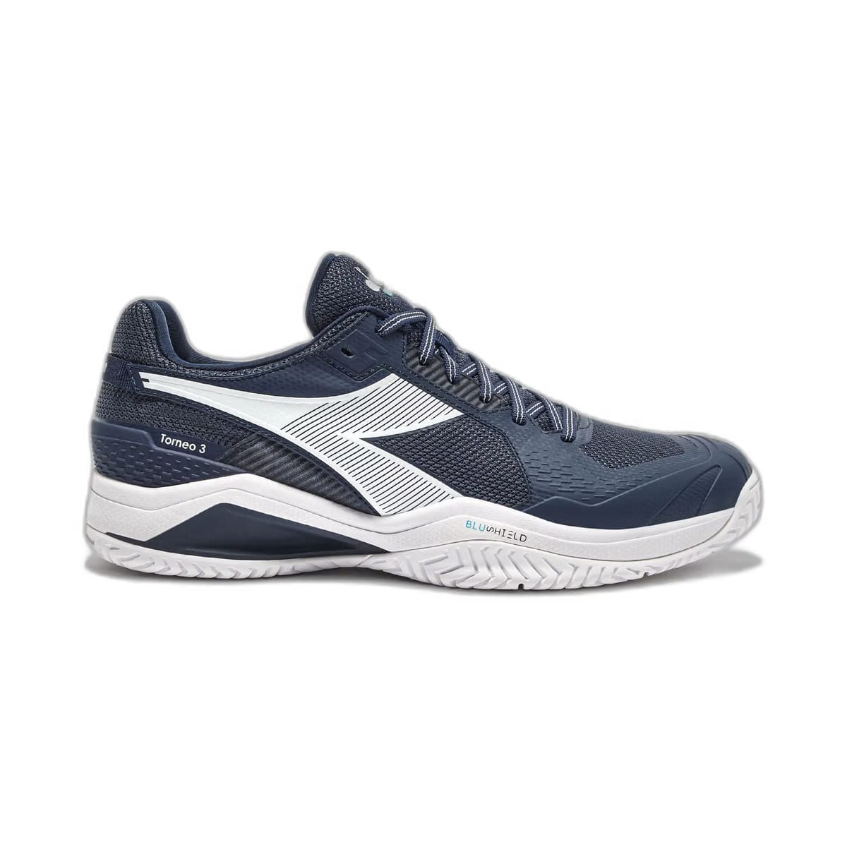 Diadora Blushield Torneo 3 Ag Blue Corsair/White