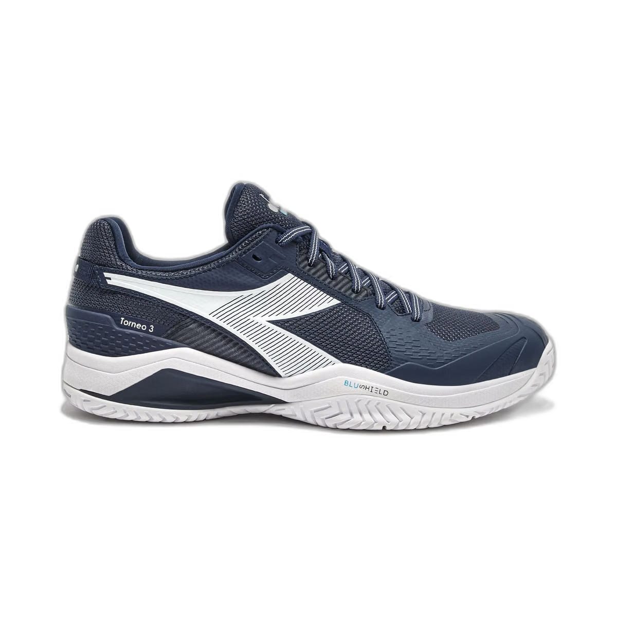 Diadora Blushield Torneo 3 Clay Blue Corsair/White