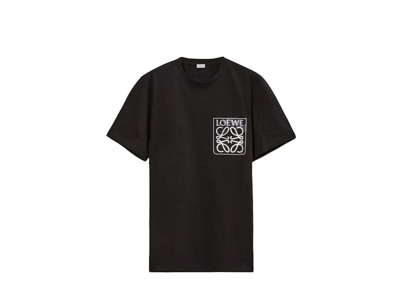 LOEWE Anagram Fake Pocket T-Shirt Black/White