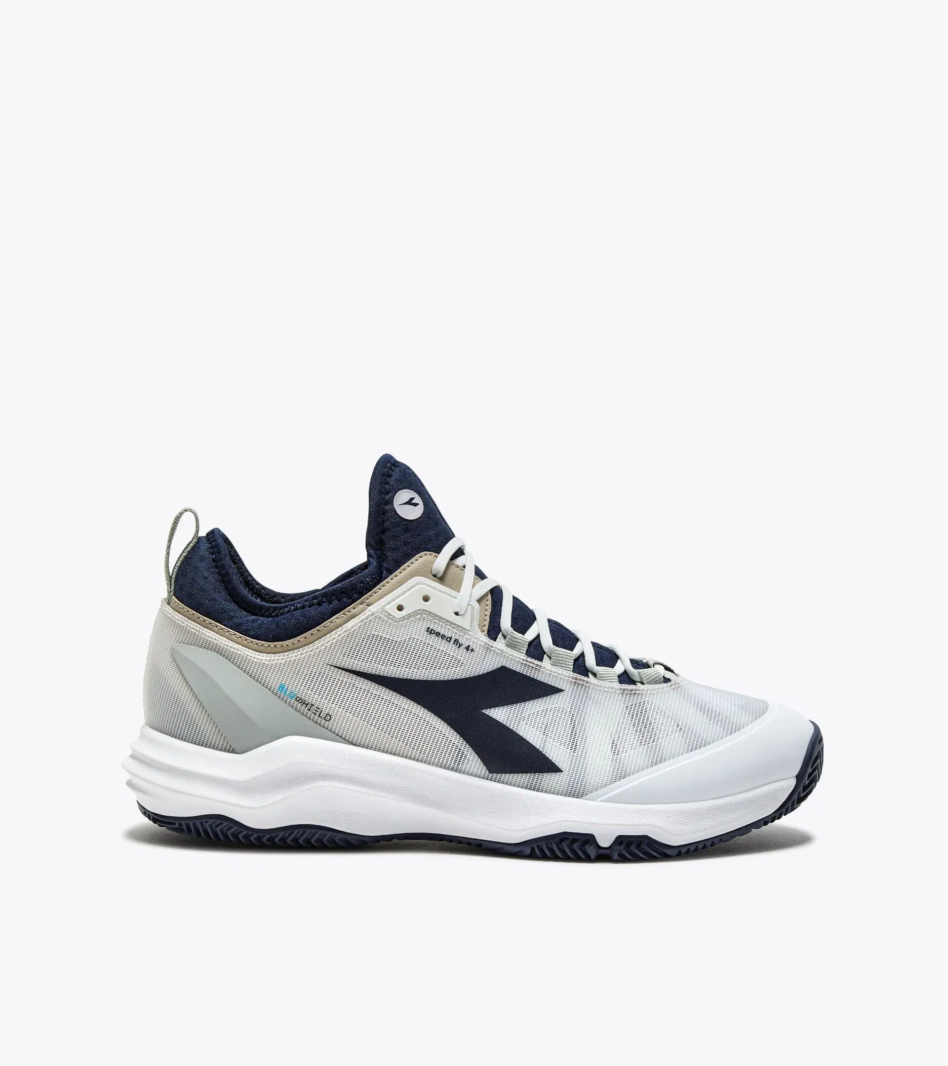 Diadora Speed Blushield Fly 4 + Clay White/Blue Corsair