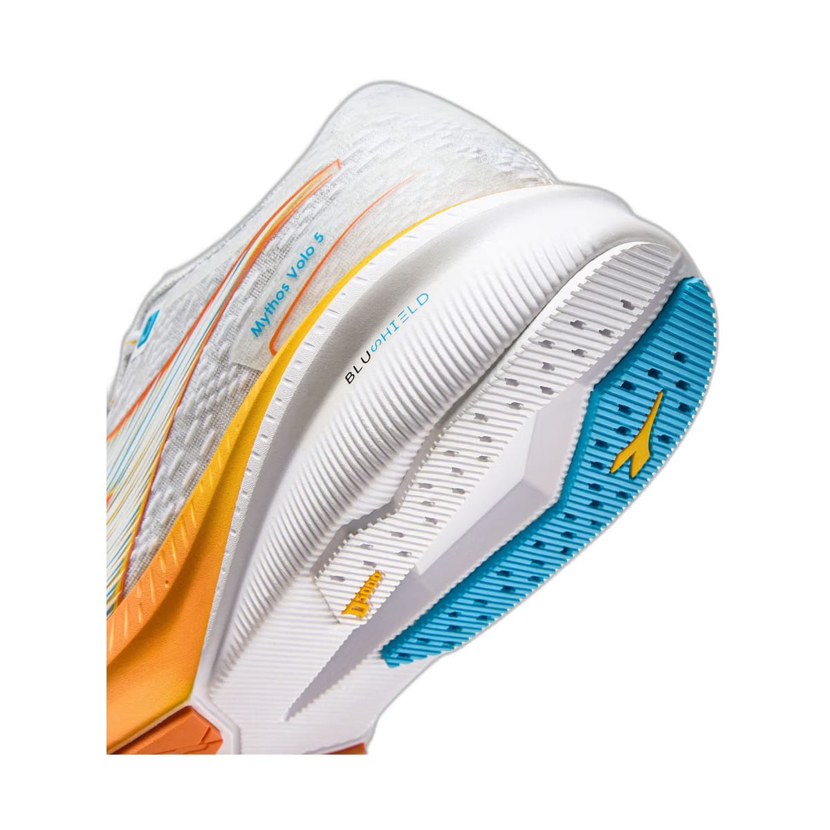 Diadora Mythos Blushield Volo 5 White/Nectarine/Lemon Chrome