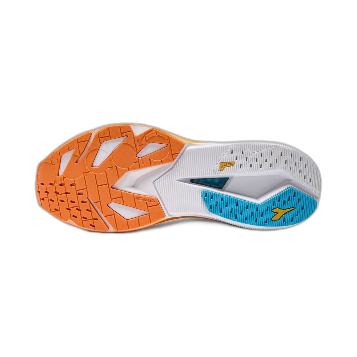 Diadora Mythos Blushield Volo 5 White/Nectarine/Lemon Chrome