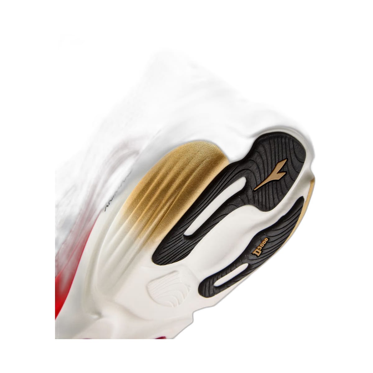 Diadora Atomo Star White/Metallic Gold/Fiery Red