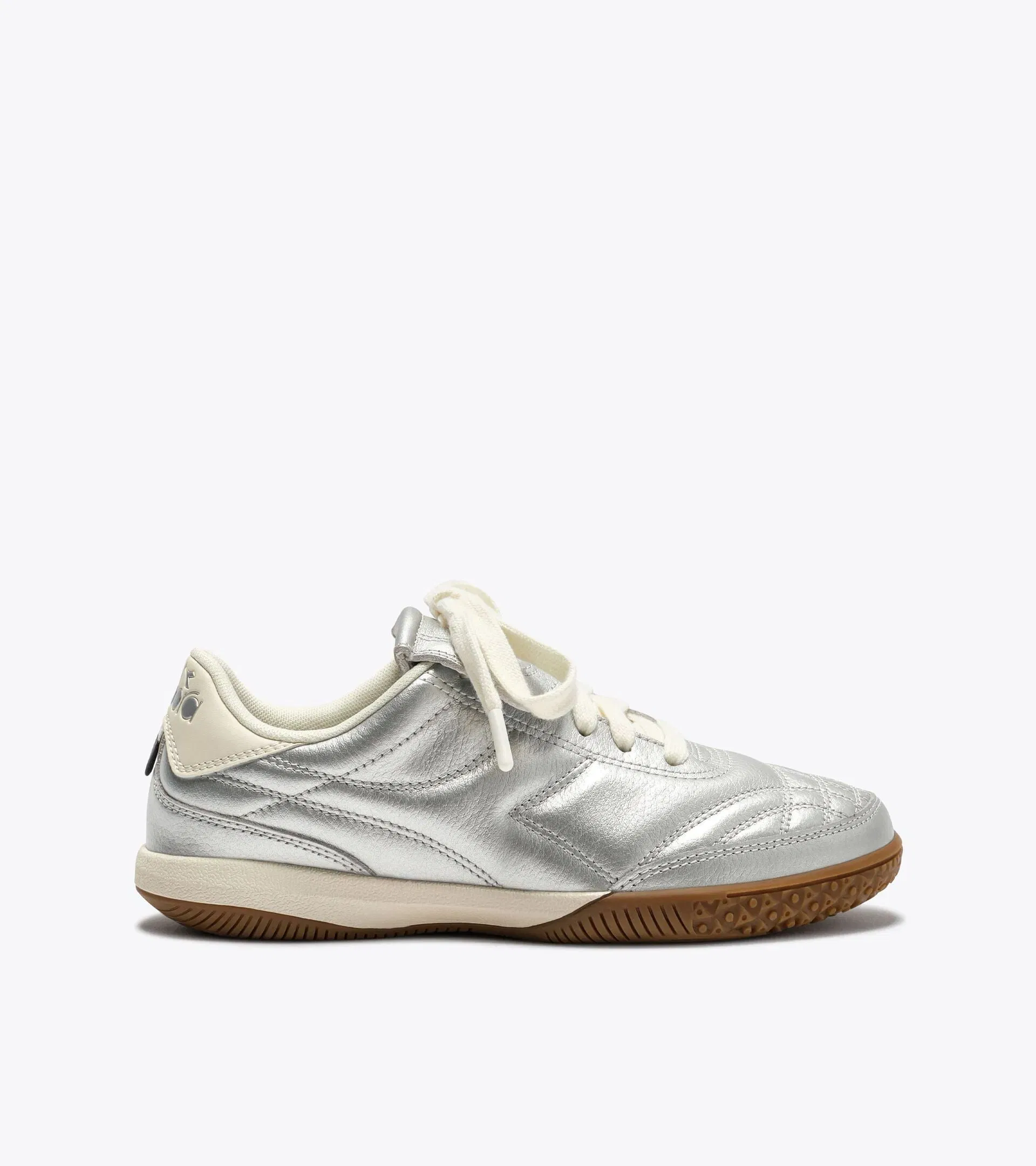 Diadora Gold Indoor Metallic Silver