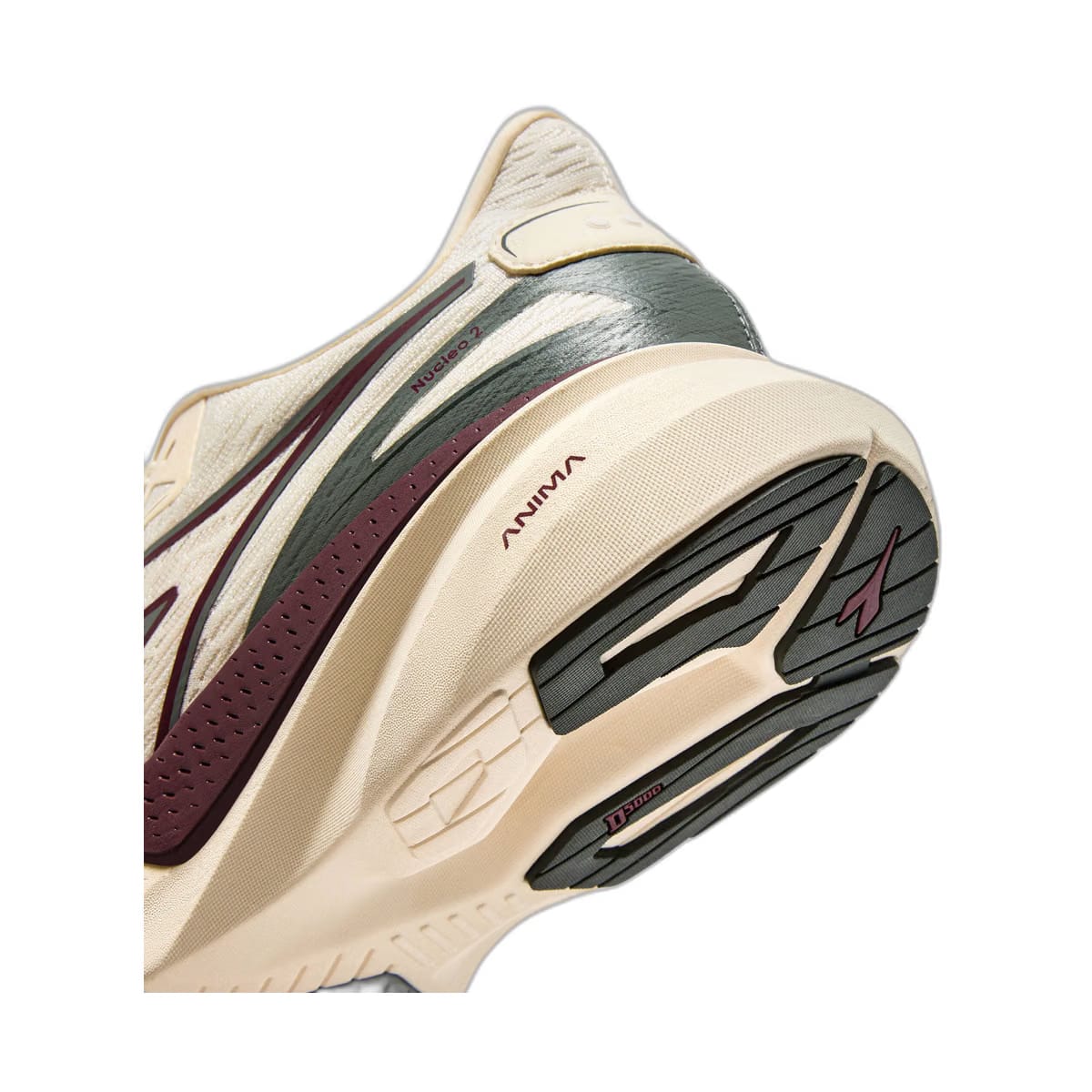 Diadora Nucleo 2 Whisper White/Maroon Banner