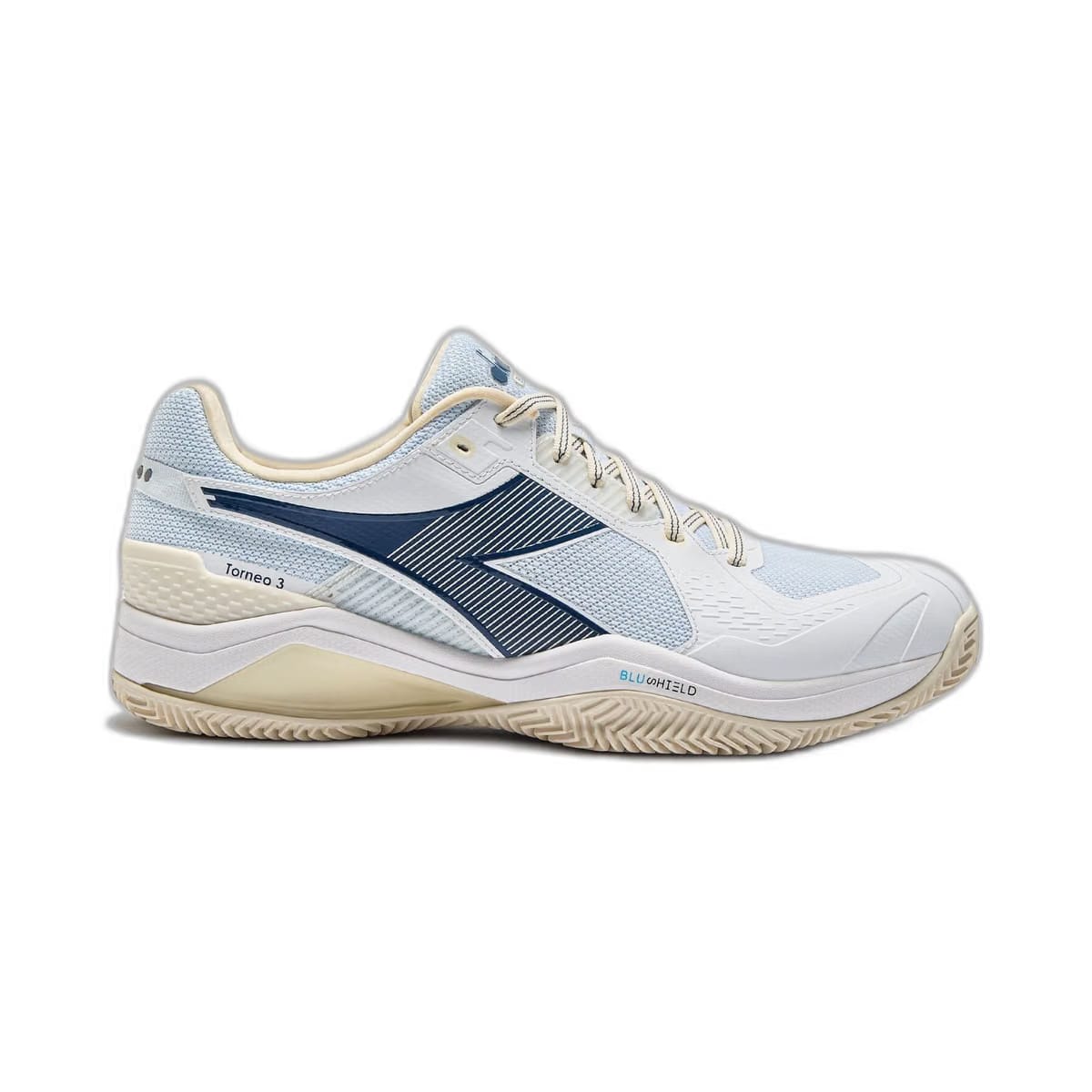 Diadora Blushield Torneo 3 Clay Wht/Ensign Blue/Whisper Wht