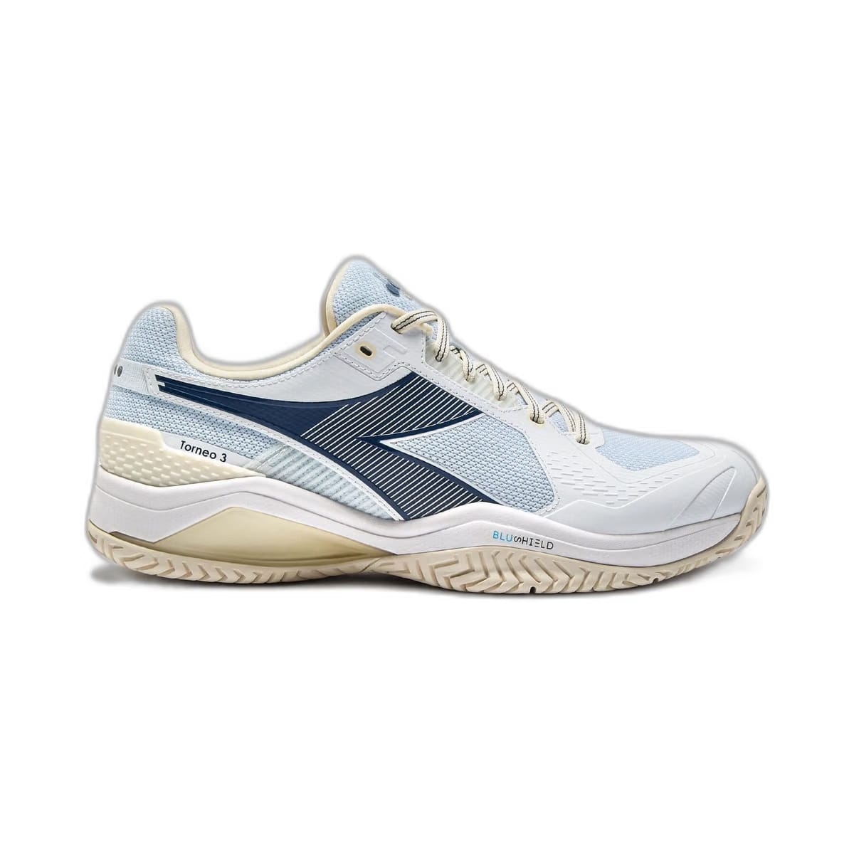 Diadora Blushield Torneo 3 Ag Wht/Ensign Blue/Whisper Wht