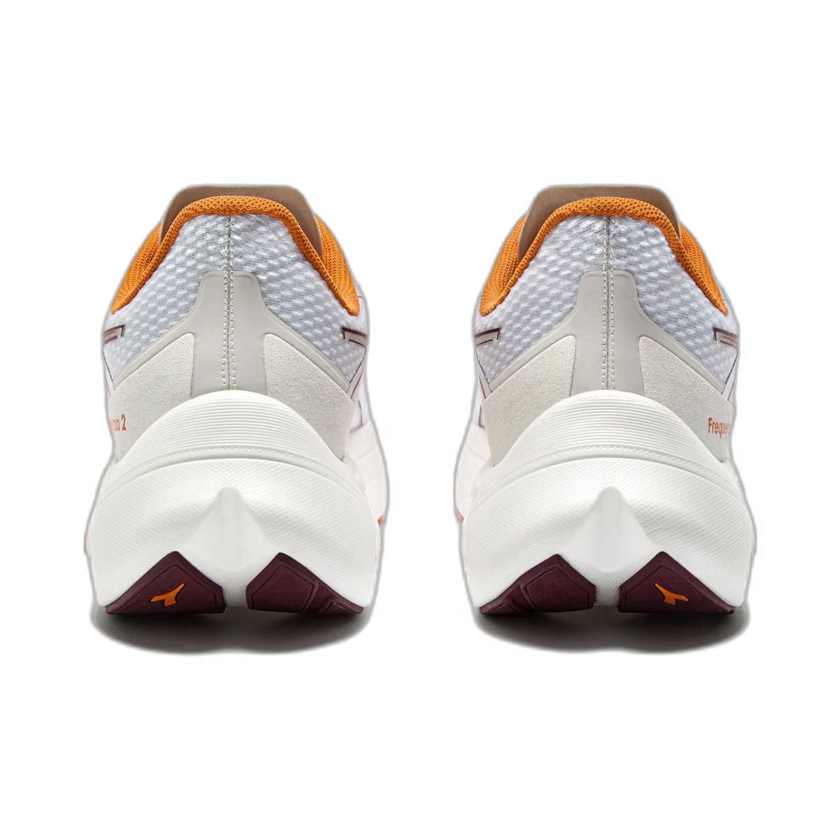 Diadora Frequenza 2 White/Maroon Banner