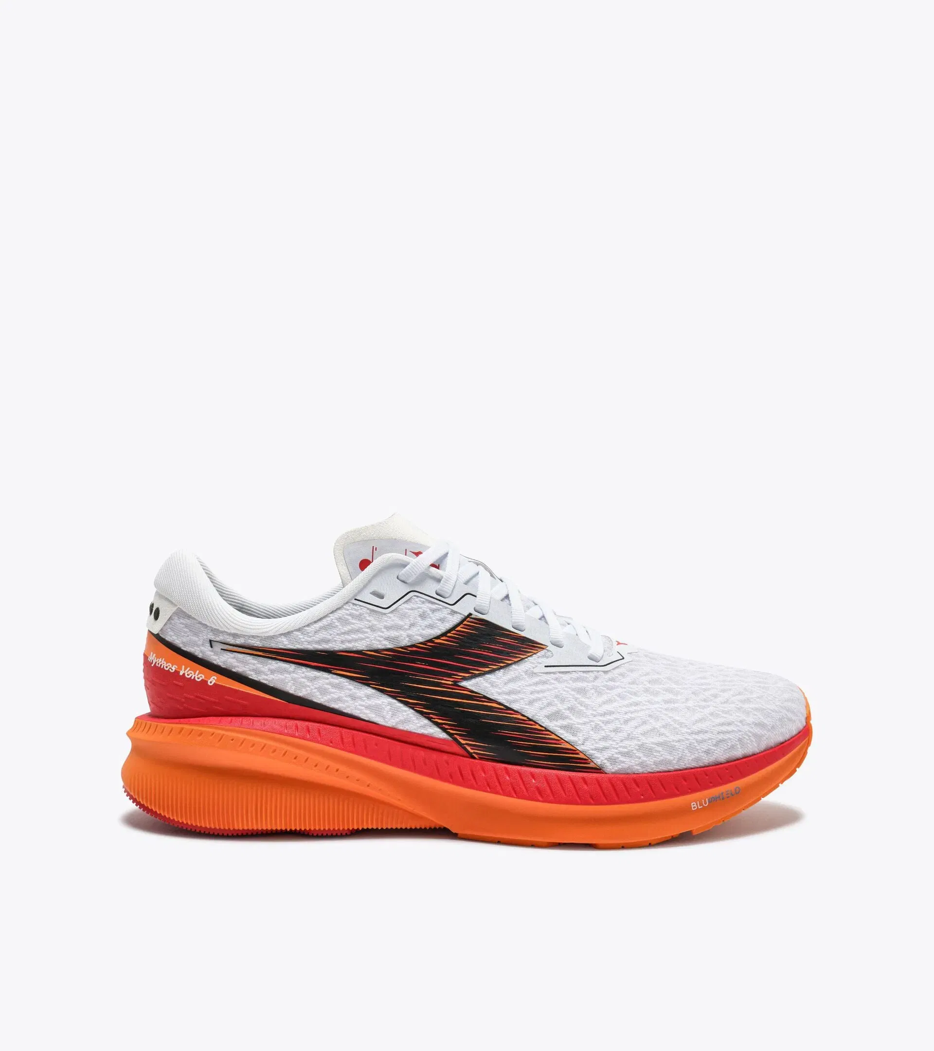 Diadora Mythos Blushield Volo 6 White /Orange Peel /Fiery Red