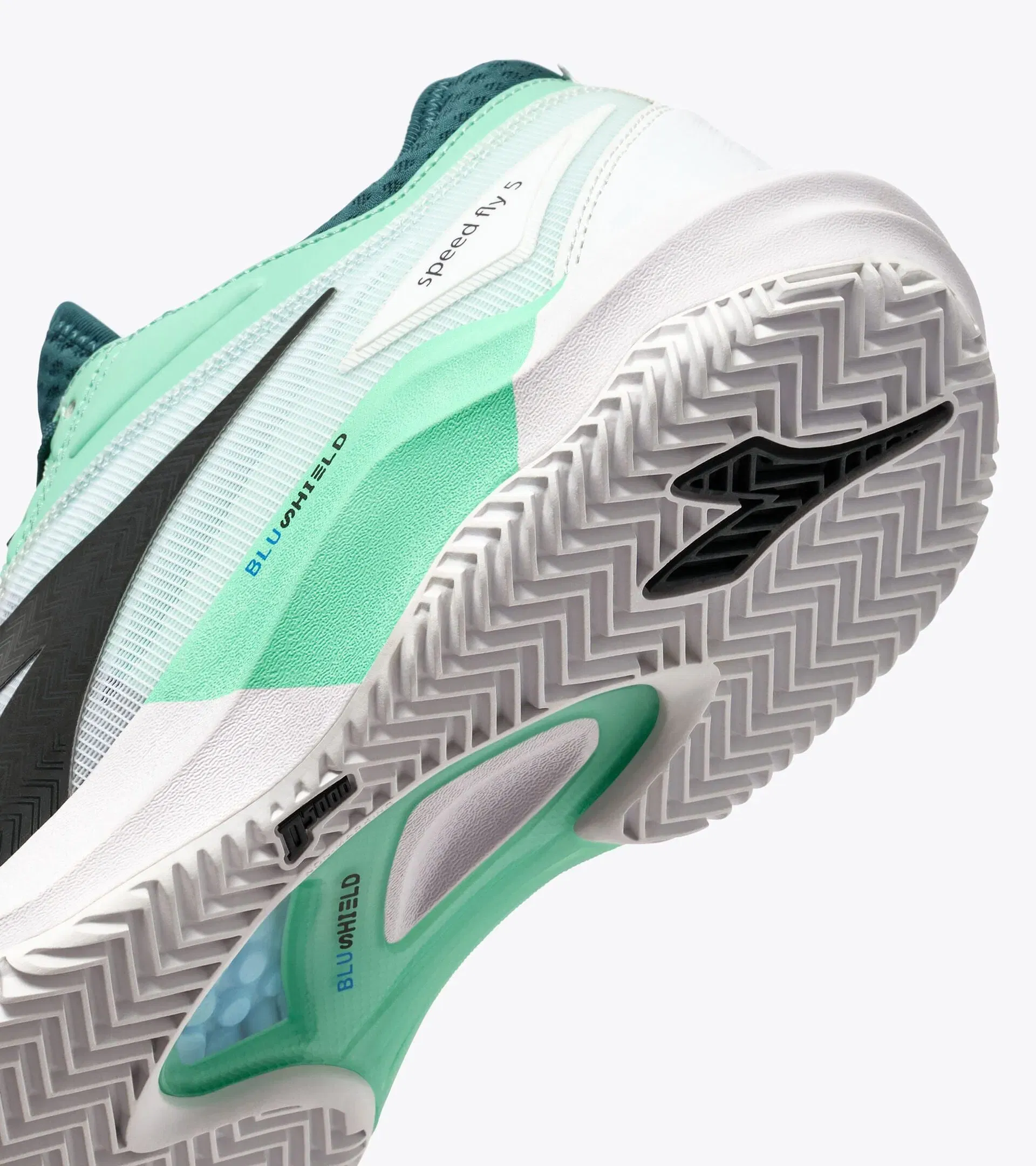 Diadora Speed Blushield Fly 5 Clay Shaded Spruce/Black/White