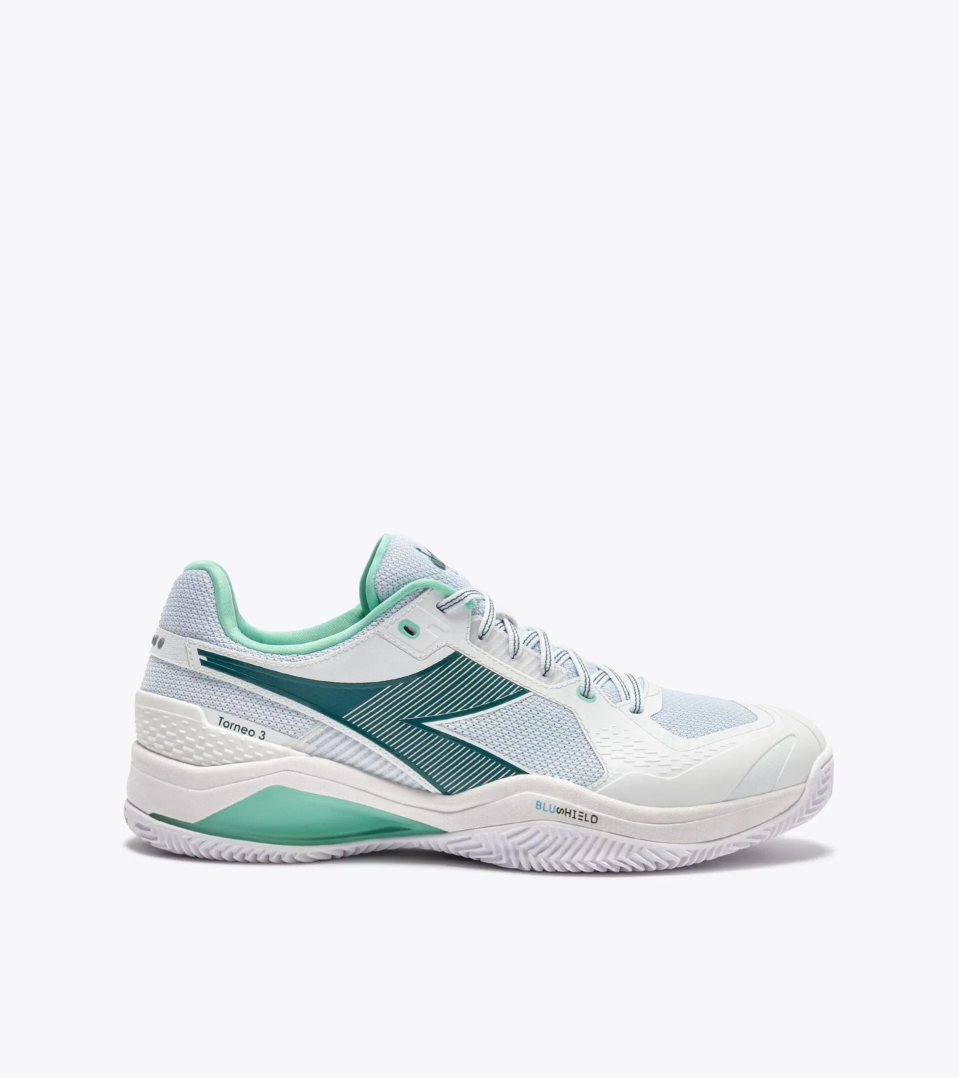 Diadora Blushield Torneo 3 Clay White/Shaded Spruce