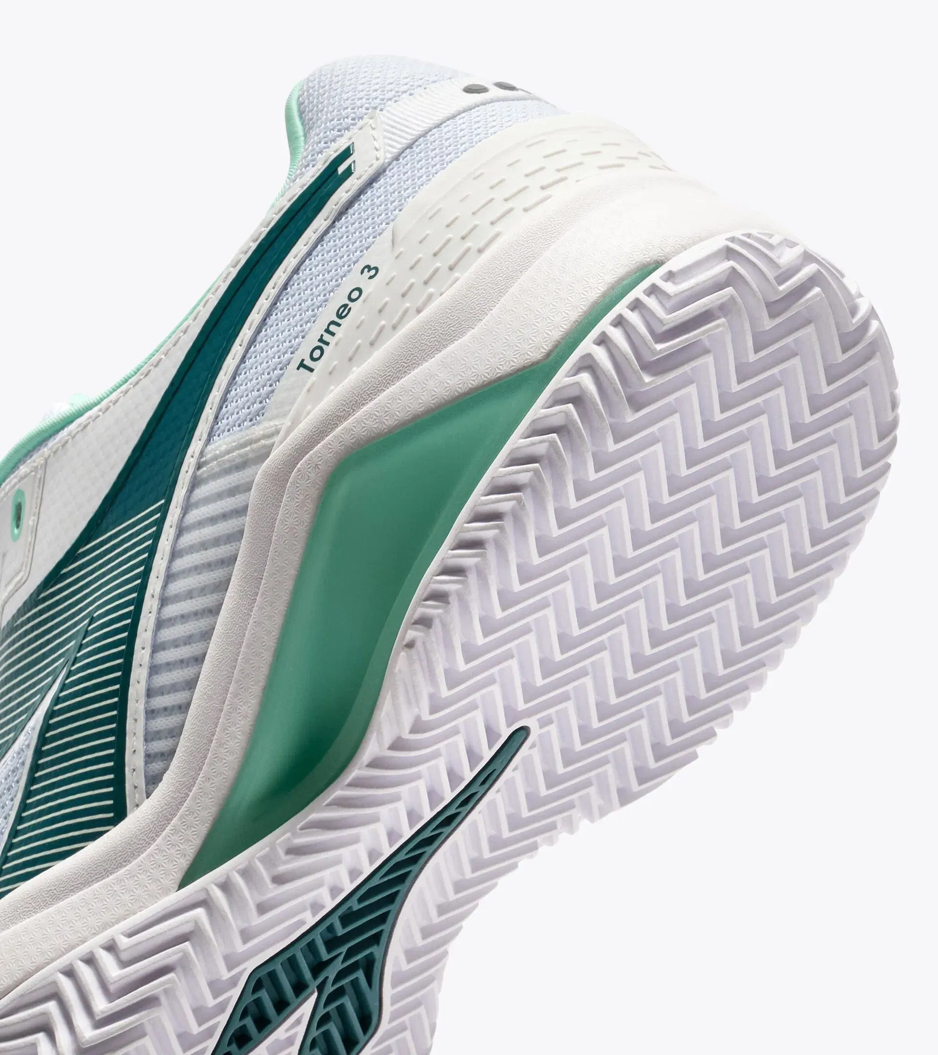 Diadora Blushield Torneo 3 Clay White/Shaded Spruce