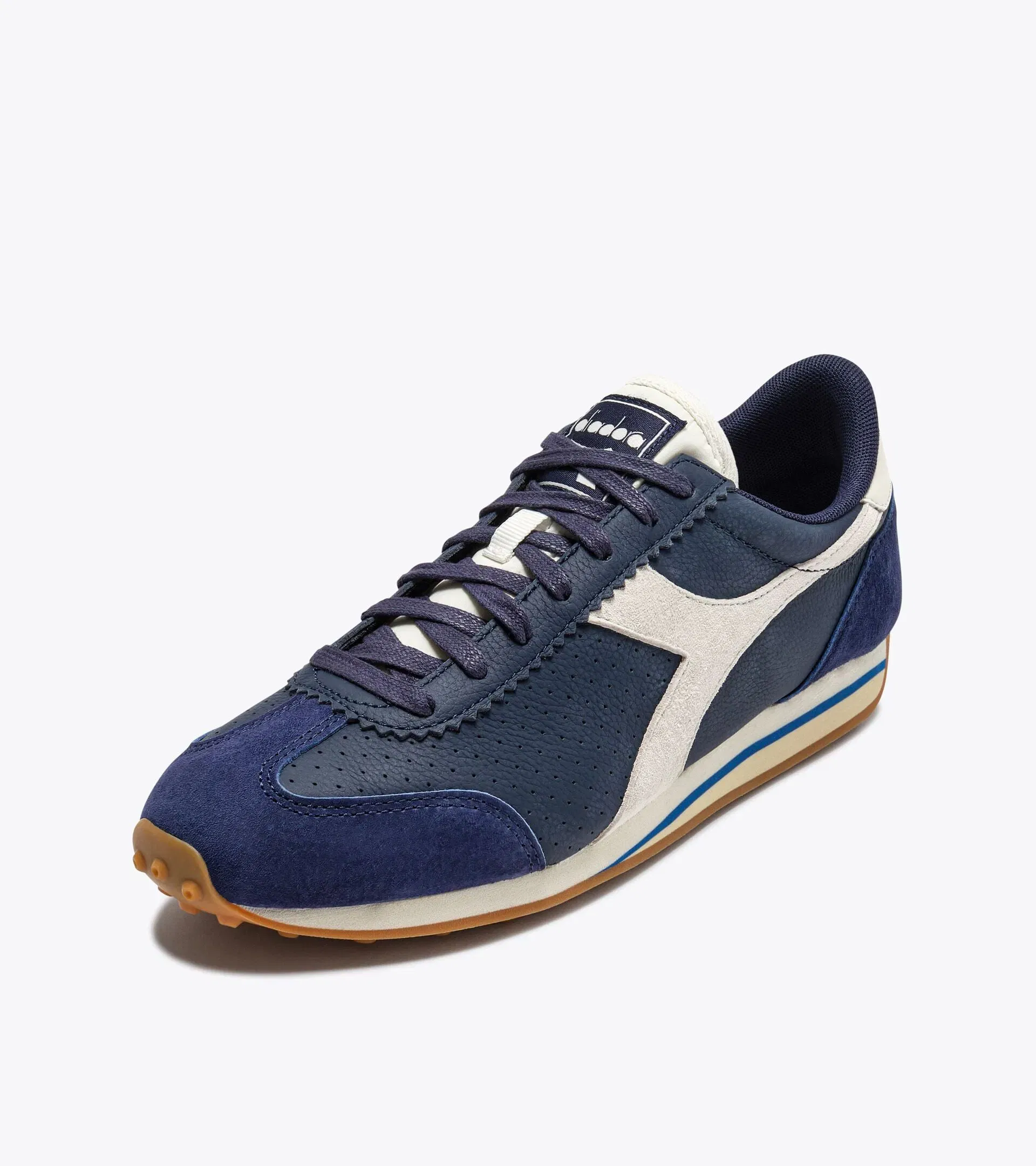 Diadora Rally Punched Medieval Blue