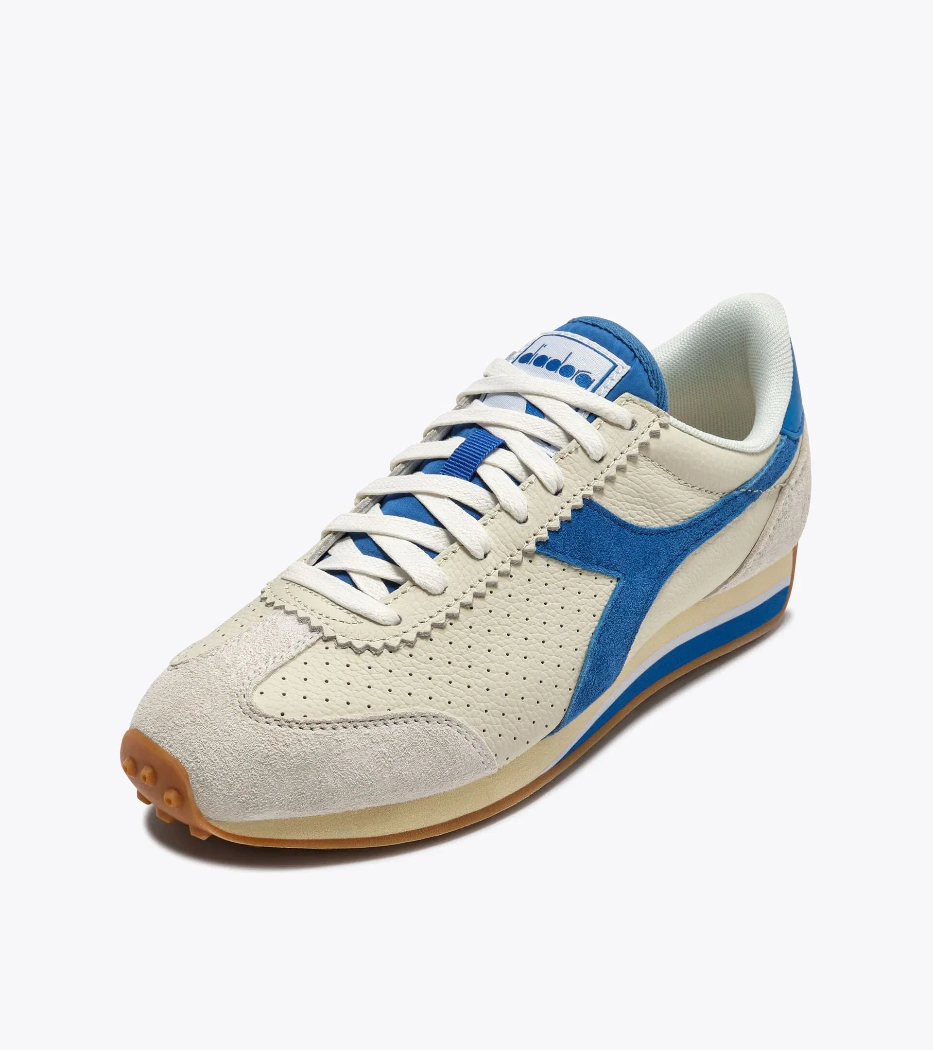 Diadora Rally Punched White/Directoire Blue