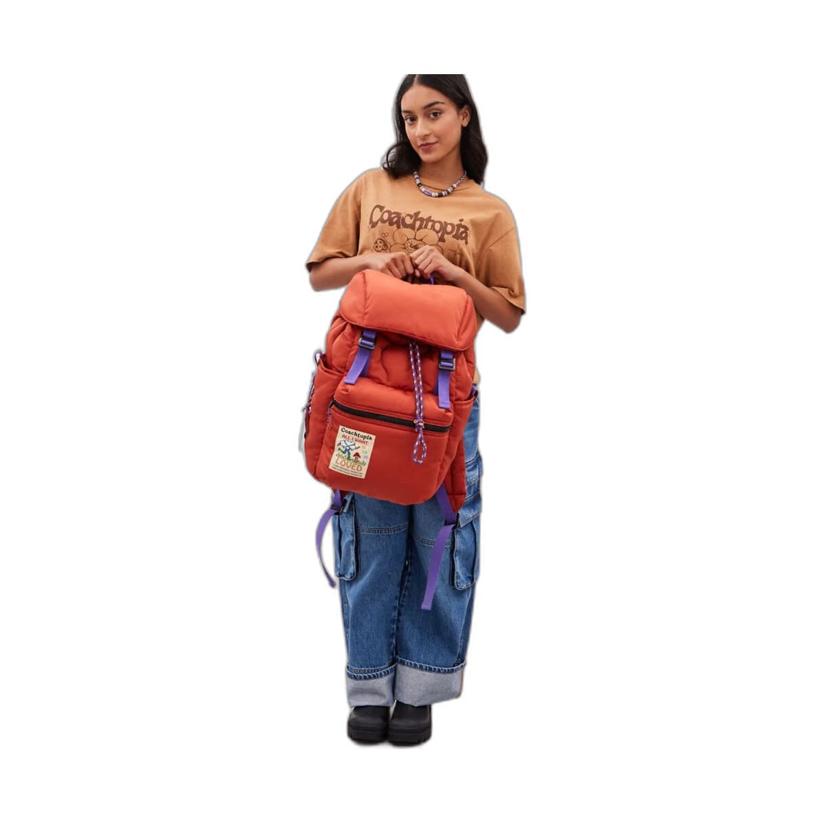 Coach Coachtopia Loop Backpack Deep Orange