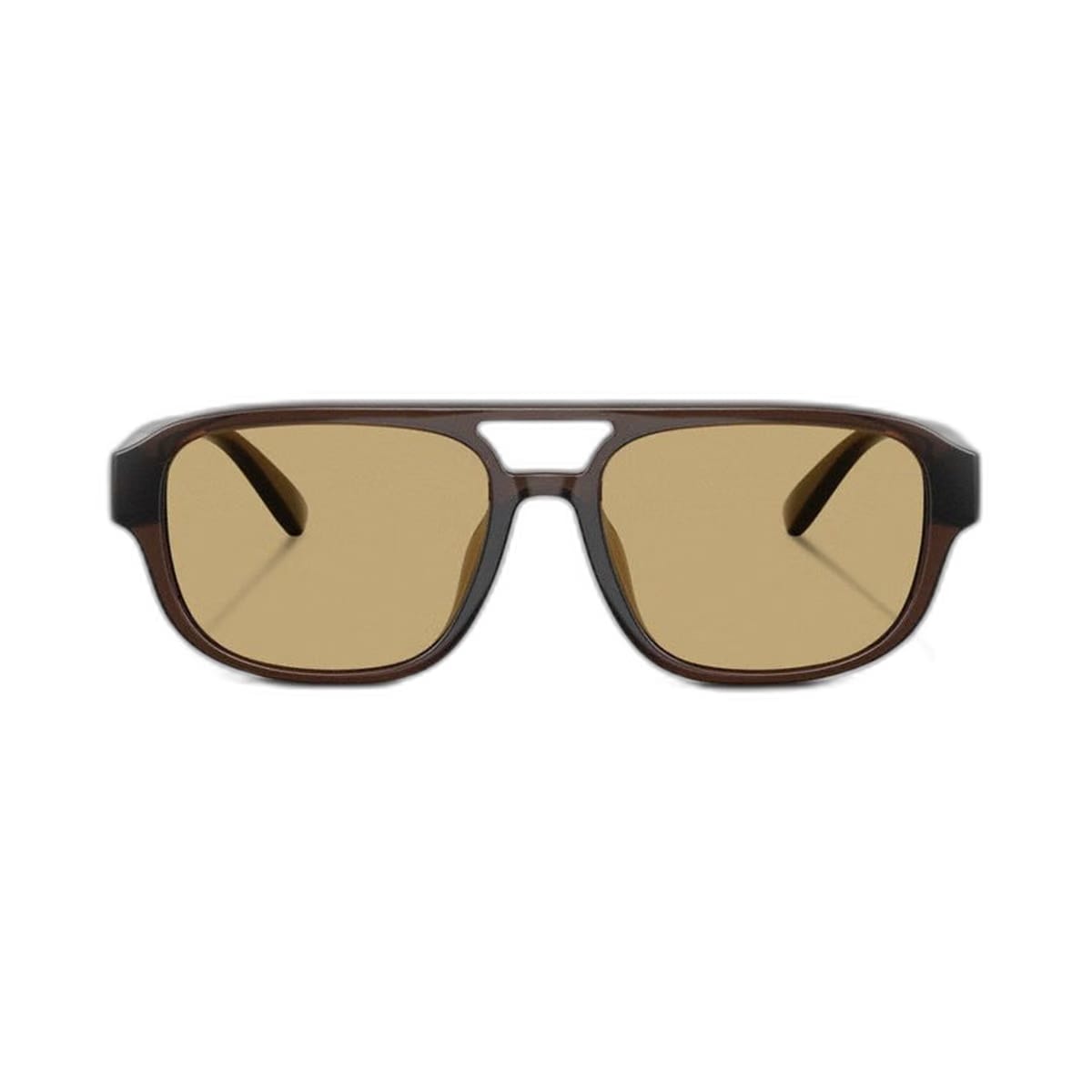 Coach Pilot Sunglasses Transparent Brown