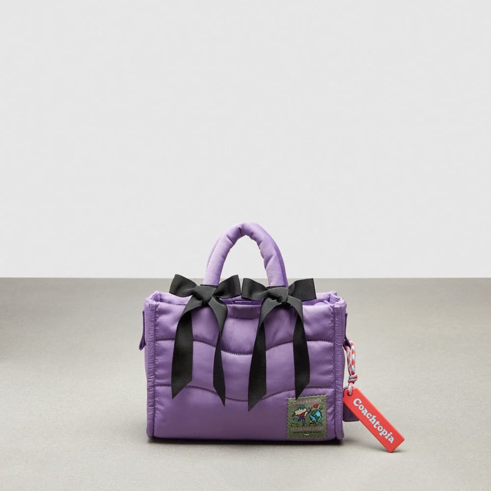 Coach Set Of Bows In 100% Recycled Polyester Black