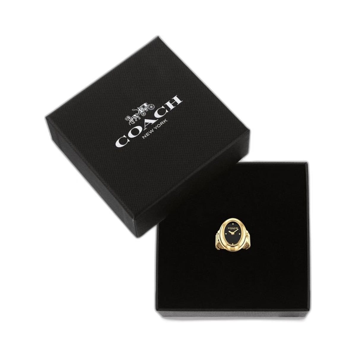 Coach Sammy Ring Watch, 18 Mm x 22.5 Mm Gold