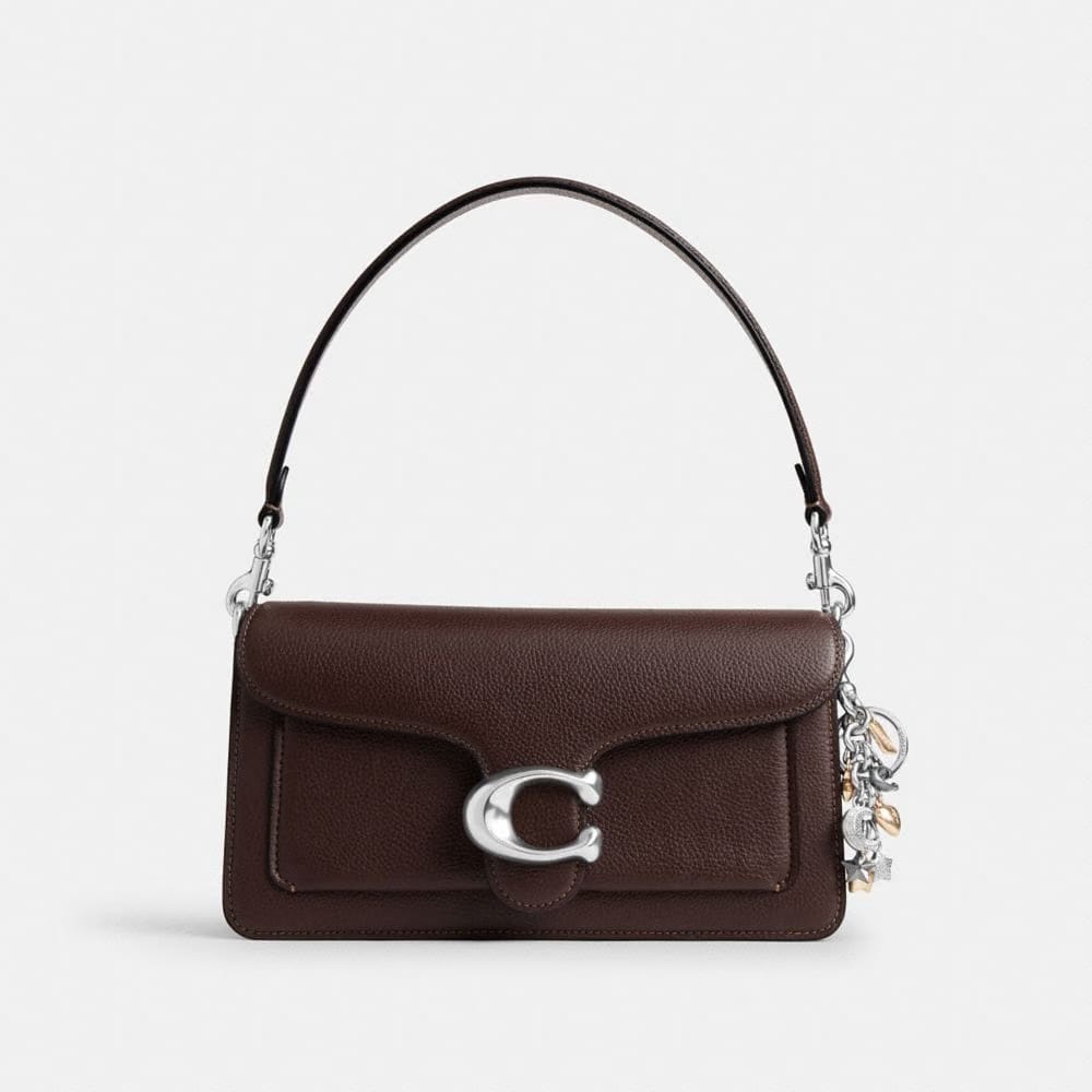 Coach Star Cluster Bag Charm Silver Multi