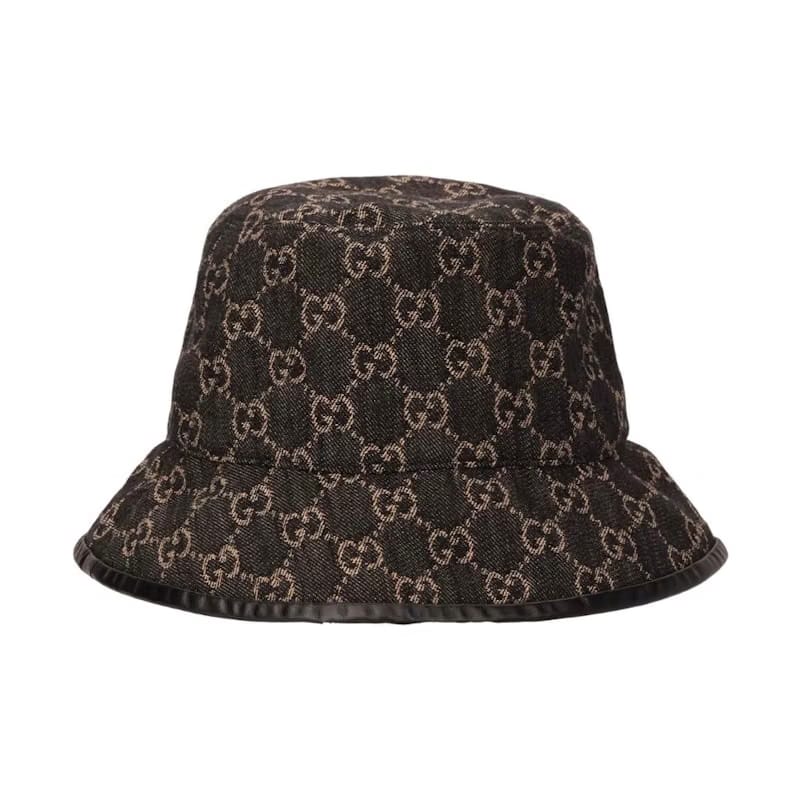 Gucci GG Denim Bucket Hat Black