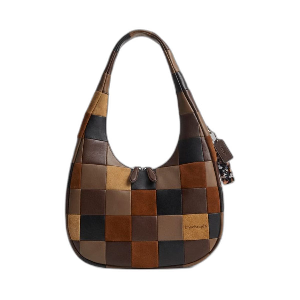 Coach Alter/Ego Crescent Shoulder Bag Tan Maple Multi 3