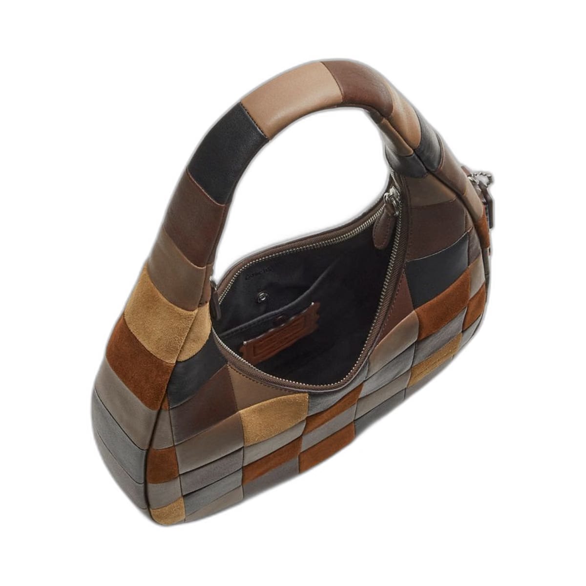 Coach Alter/Ego Crescent Shoulder Bag Tan Maple Multi 3