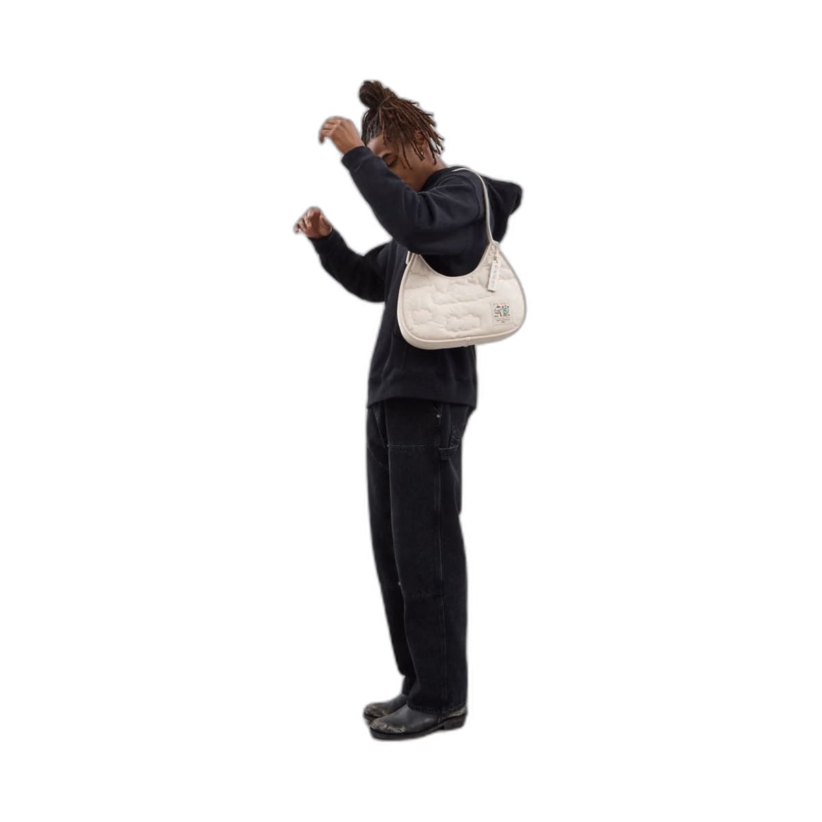 Coach Coachtopia Loop Ergo Bag With Cloud Quilting Cloud Cloud