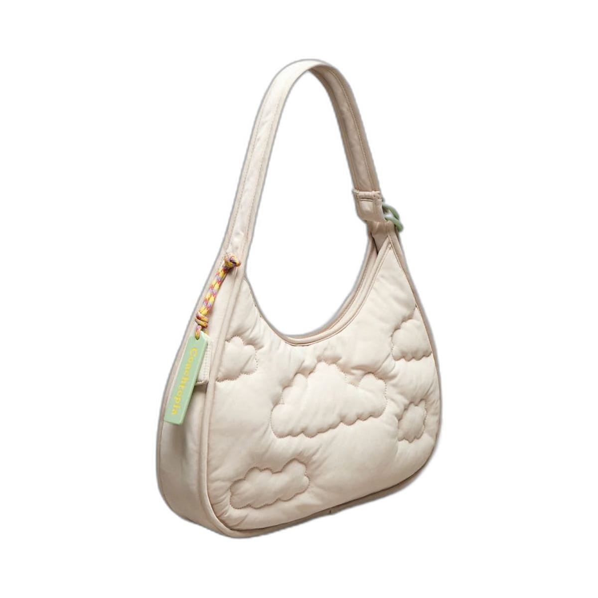 Coach Coachtopia Loop Ergo Bag With Cloud Quilting Cloud Seafoam Green