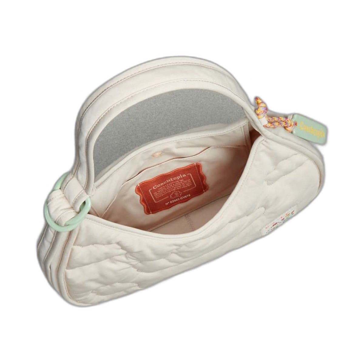Coach Coachtopia Loop Ergo Bag With Cloud Quilting Cloud Seafoam Green