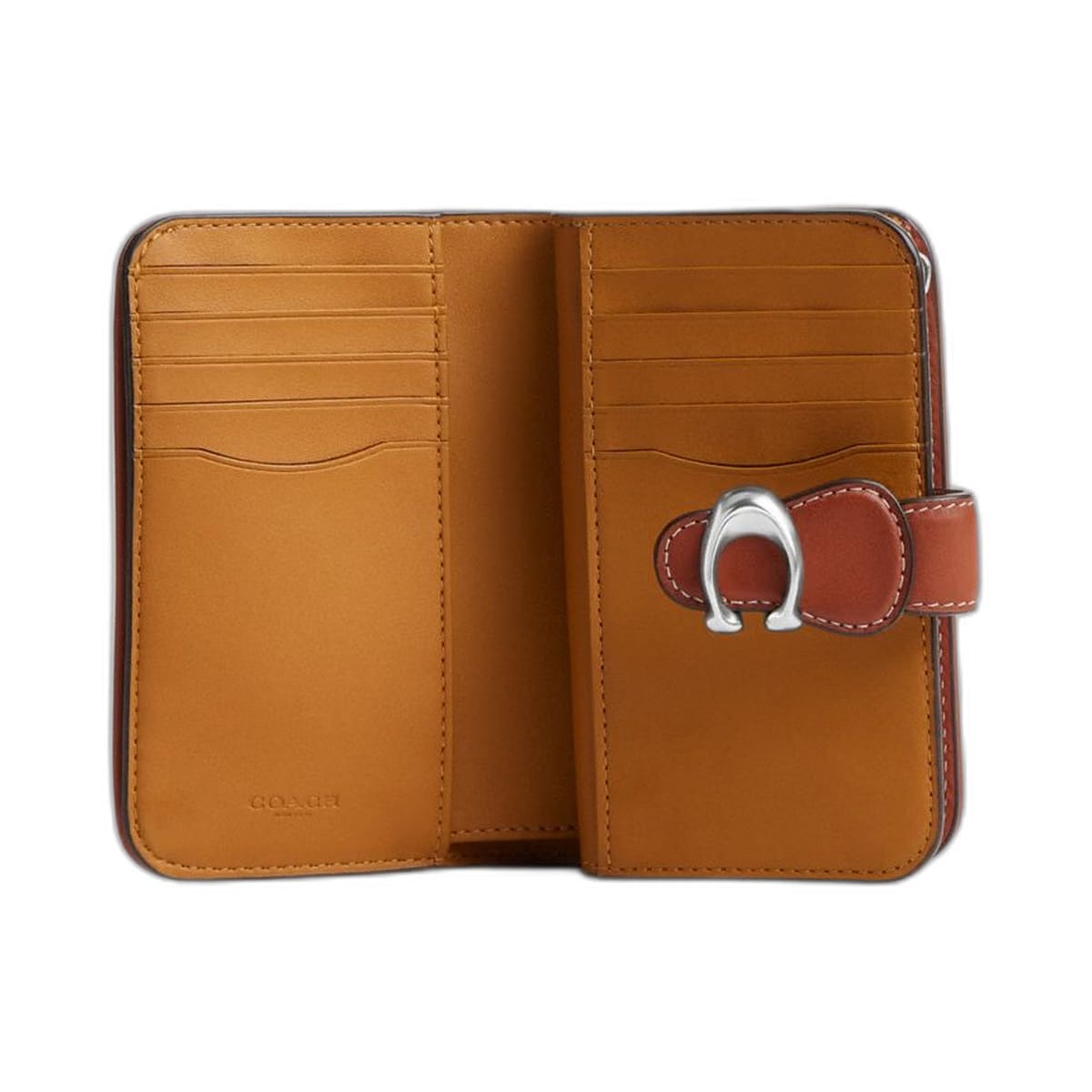 Coach Tabby Medium Wallet Silver Burnished Amber