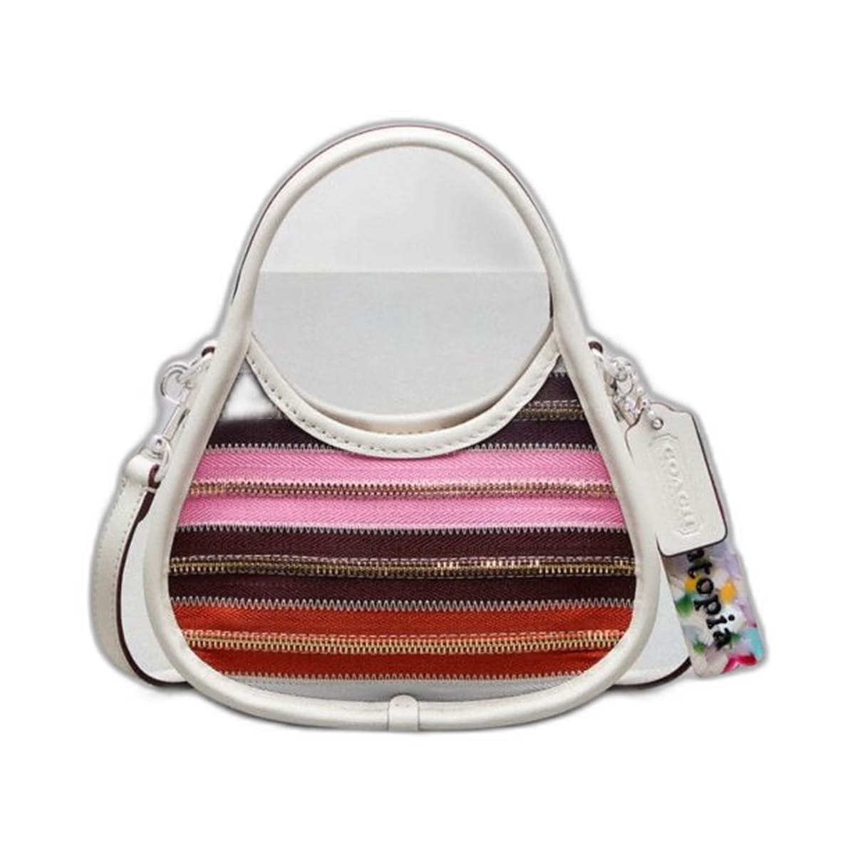 Coach Mini Ergo Bag In Upcrafted Zippers Multi