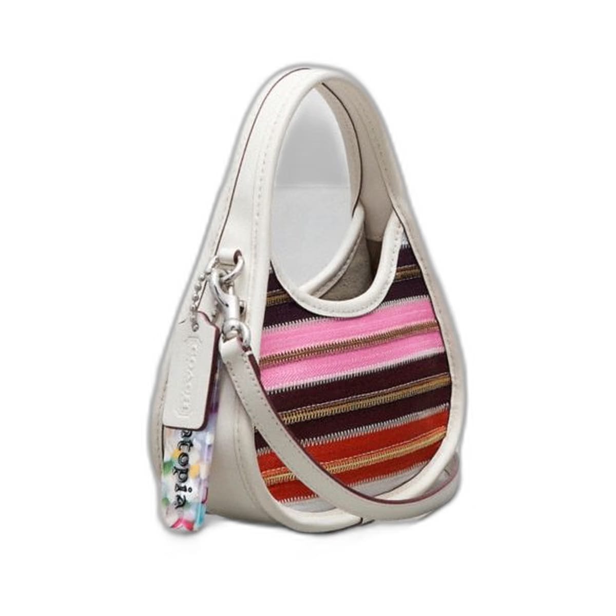 Coach Mini Ergo Bag In Upcrafted Zippers Multi