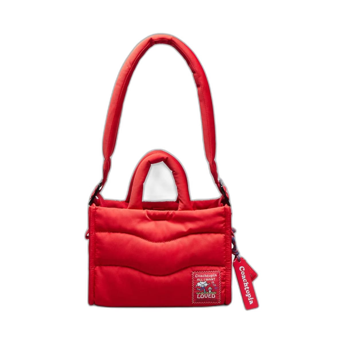 Coach Coachtopia Loop Mini Tote Rosebud Red