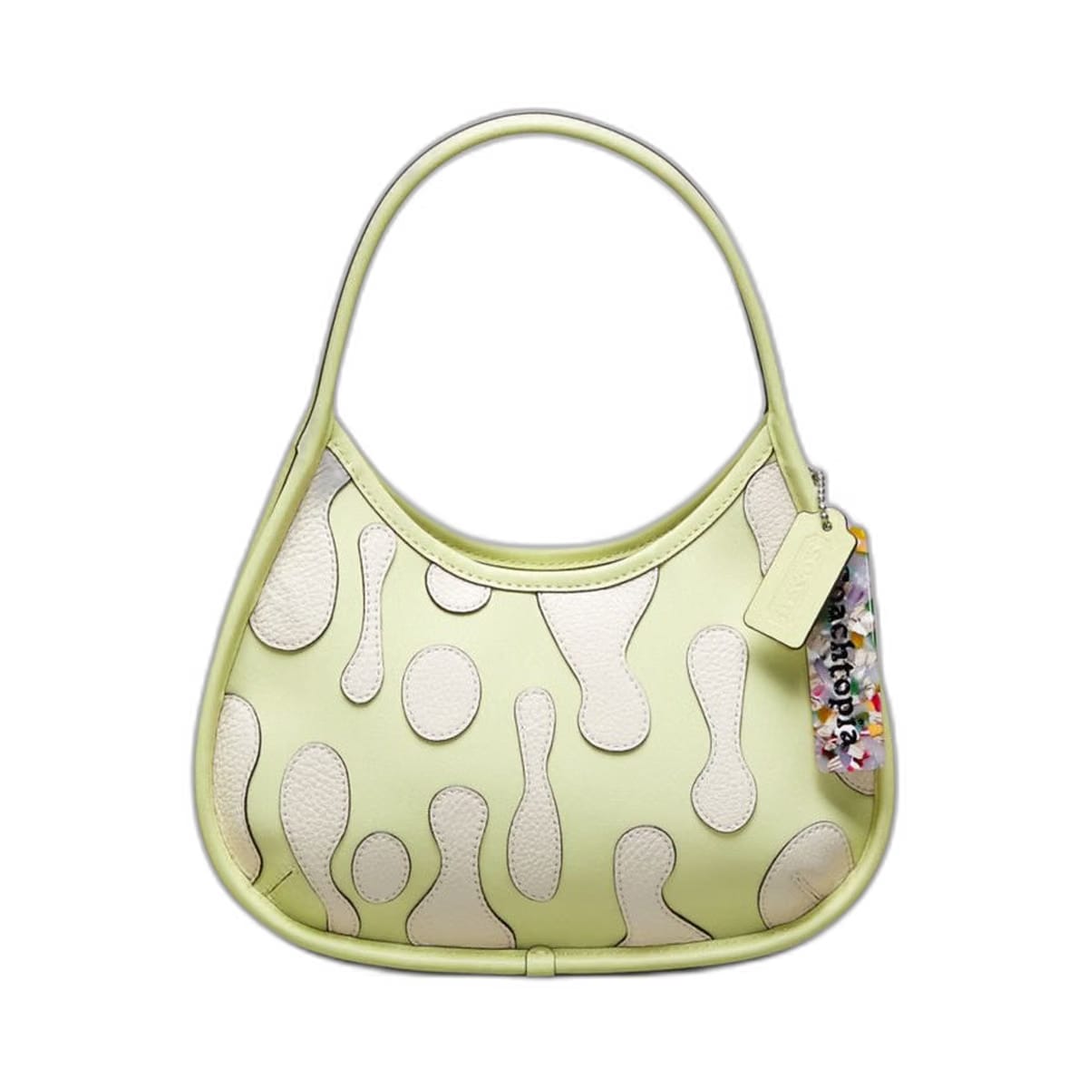 Coach Ergo Bag In Coachtopia Leather With Lava Appliqué Pale Lime Multi