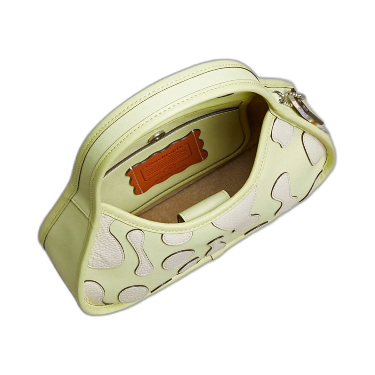 Coach Ergo Bag In Coachtopia Leather With Lava Appliqué Pale Lime Multi