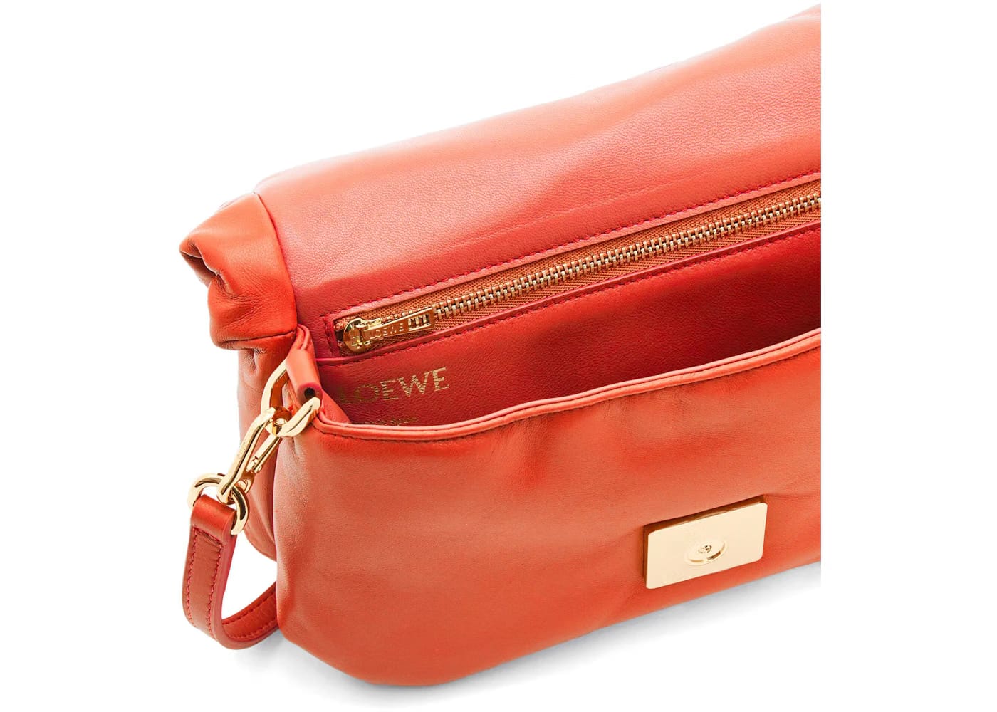 LOEWE Puffer Goya Mini Sunrise Orange