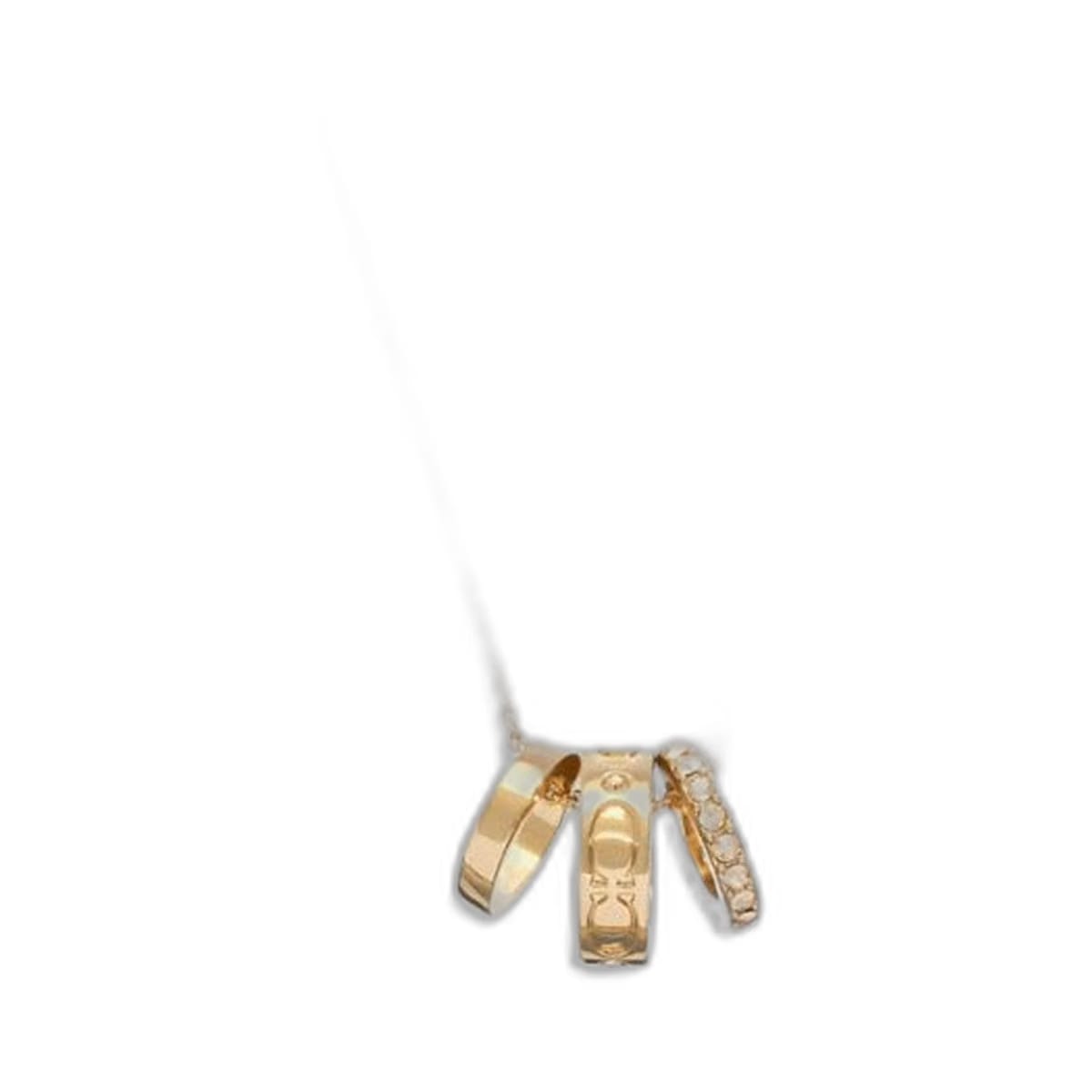 Coach Signature Rondell Necklace Gold